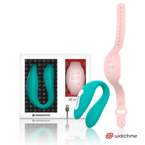 Wearwatch Dual Technology Vibrator Aqua Marine / Pink