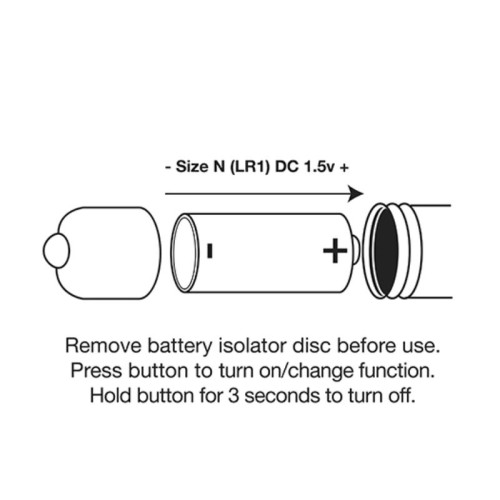 RO-80mm Midnight Vibrator Bullet