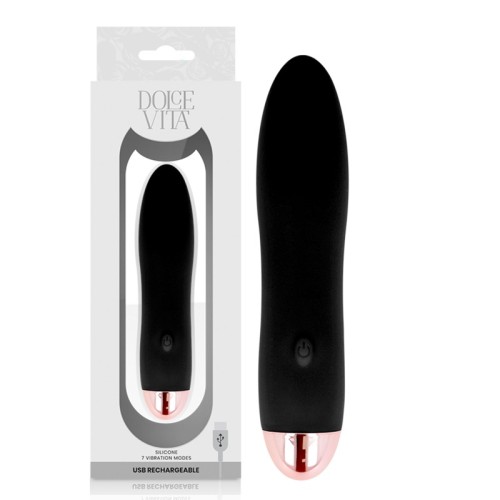 Dolce Vita Four Rechargeable Vibrator - Elegance Meets Functionality