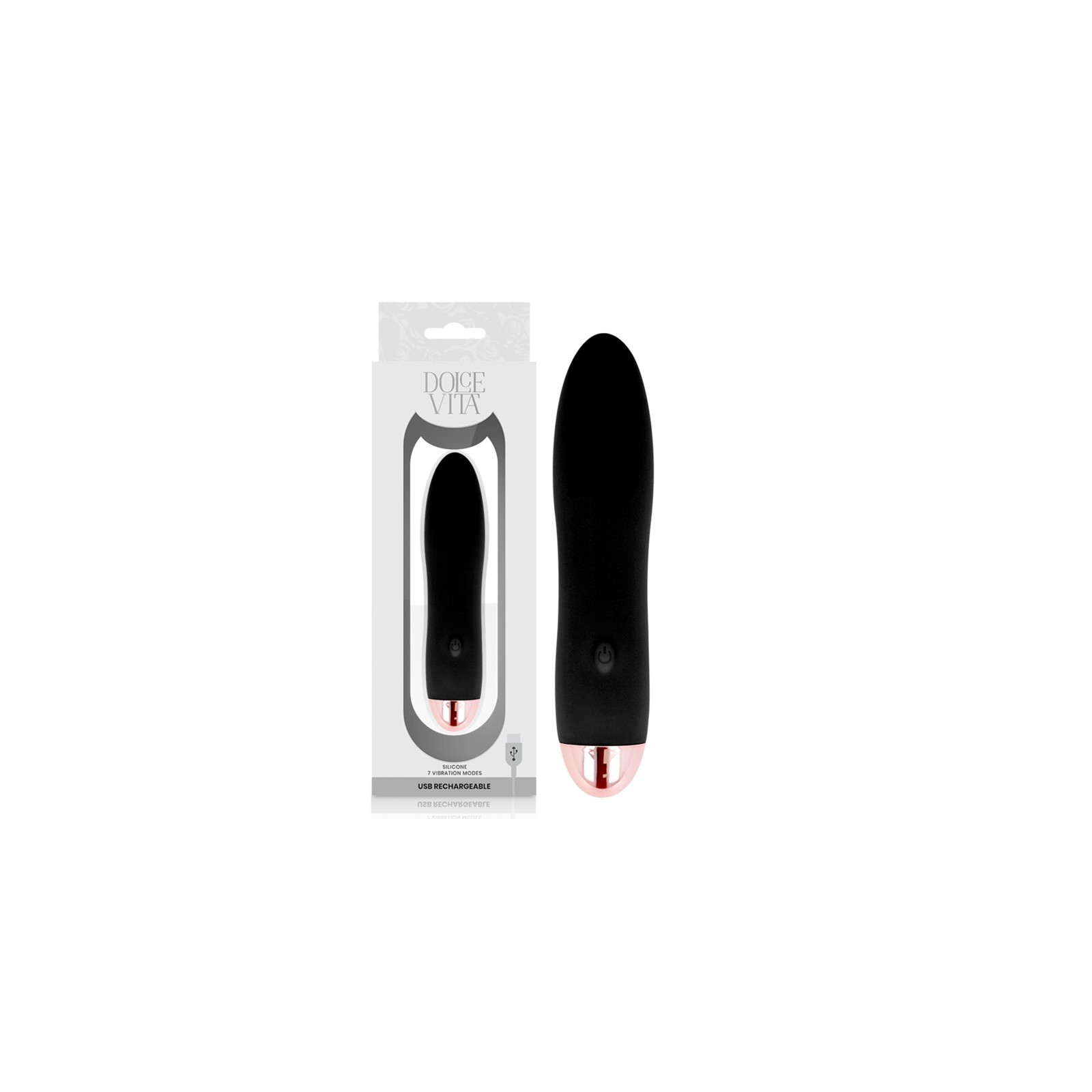 Dolce Vita Four Rechargeable Vibrator - Elegance Meets Functionality