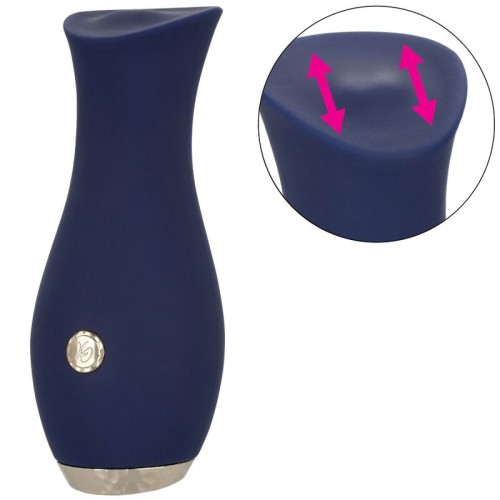 Chic Tulip Blue Massager with Waterproof Design