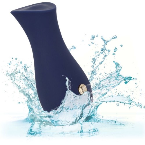 Chic Tulip Blue Massager with Waterproof Design