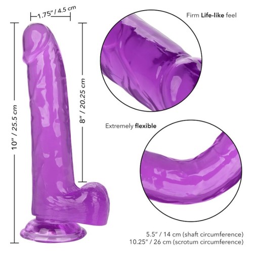 Dildo Talla Queen Lila 20.3 Cm para Diversión Suprema