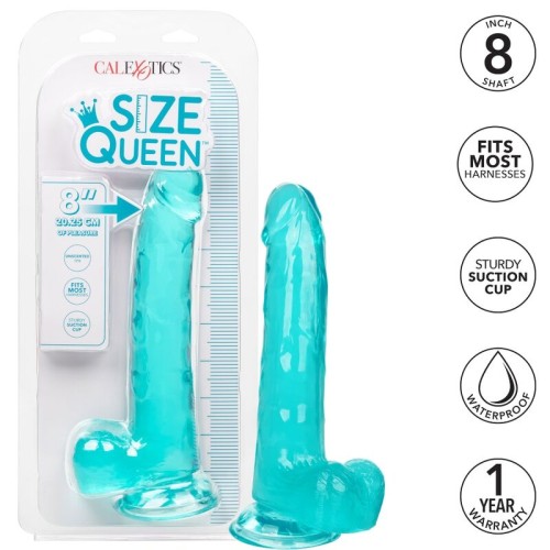 Size Queen Blue Dildo 20.3 cm