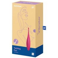 Satisfyer Twirling Fun Estimulador Clítoris Rosa