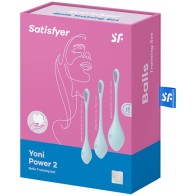 Satisfyer Yoni Power 2 Kit De Entrenamiento Azul - Mejora Tu Placer