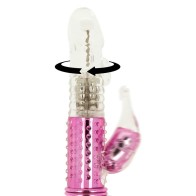 Vibrador Con Funcion Rotacion Y Estimulador Clitoris