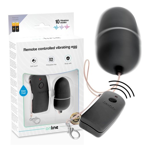 Remote Control Egg Vibrator - 10 Vibration Modes