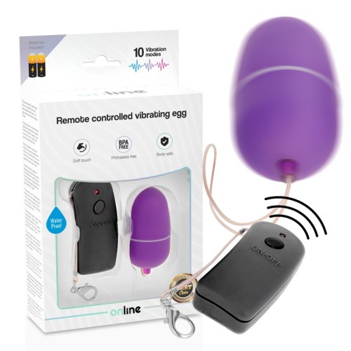 Remote Control Vibrating Egg Lilac