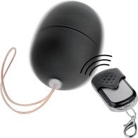 Remote Control Vibrating Egg Black - Discreet Fun