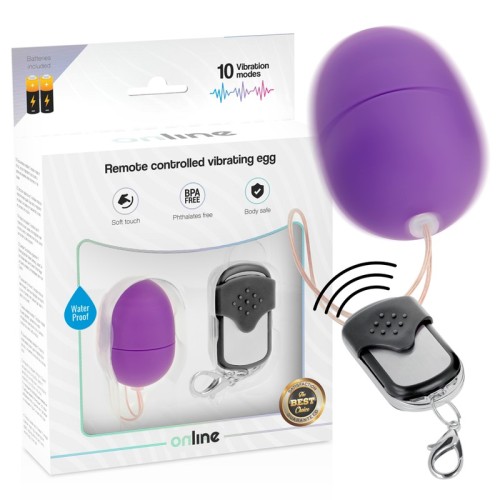 Remote Control Vibrating Egg S Lilac