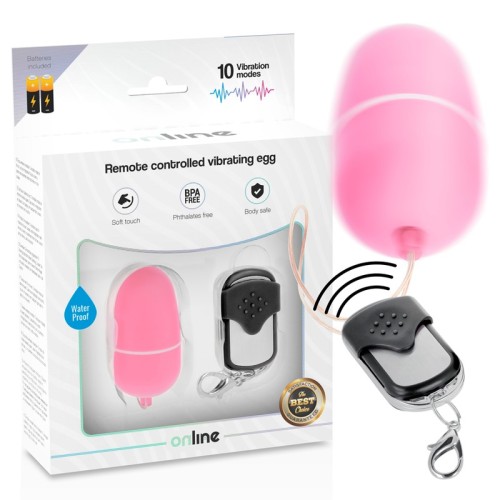 Remote Control Pink Vibrating Egg