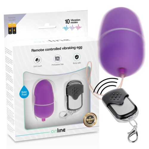 Remote Control Vibrating Egg Perfect for Discreet Fun