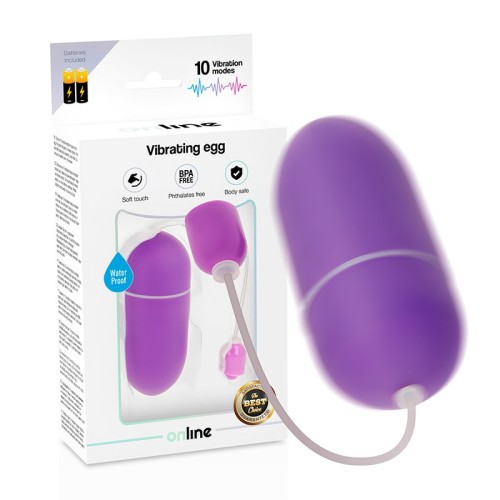 Violet Waterproof Vibrator Egg