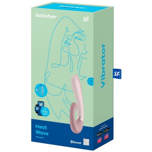 Satisfyer Heat Wave App-Controlled Pink Vibrator