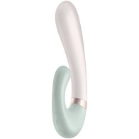 Satisfyer Heat Wave Vibrador App Blanco