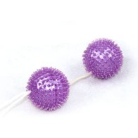 Baile - Textured Purple Pleasure Balls 3.60 cm