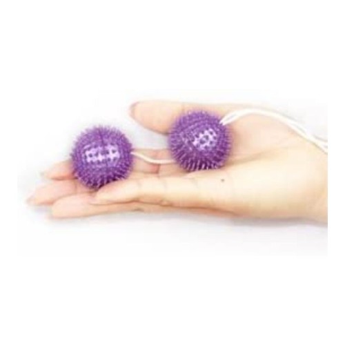 Baile - Textured Purple Pleasure Balls 3.60 cm