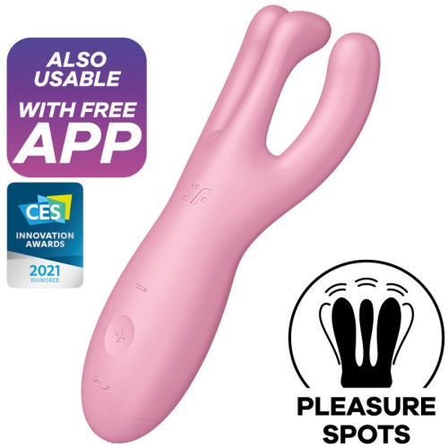 Vibrador Satisfyer Threesome 4 de Doble Acción