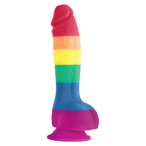 Dildo Bandera Lgbt 15 Cm - Silicona Premium