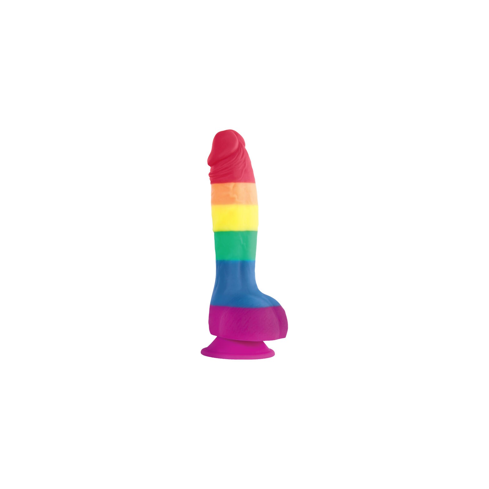 Dildo Bandera Lgbt 15 Cm - Silicona Premium