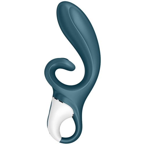 Vibrador Rabbit Hug Me Azul de Satisfyer