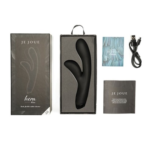 Hera Flex Rabbit Vibrator - Black