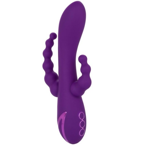 California Dreaming Long Beach Bootylicious Morado - Vibrador Triple Acción