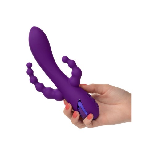 California Dreaming Long Beach Bootylicious Morado - Vibrador Triple Acción