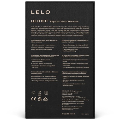 LELO Dot Clitoral Stimulator with 8 Powerful Modes