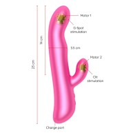 Oslo Vibrating and Rotating Rabbit - Enjoy Dual Pleasure