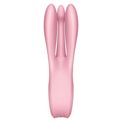 Satisfyer - Threesome 1 Vibrador Rosa - Placer Sin Limites