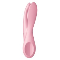 Satisfyer - Threesome 1 Vibrador Rosa - Placer Sin Limites