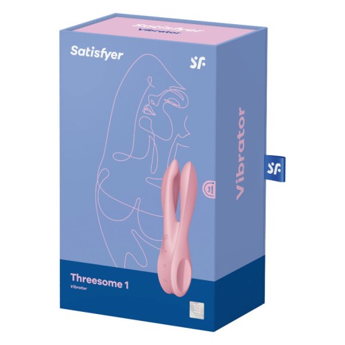 Satisfyer - Threesome 1 Vibrador Rosa - Placer Sin Limites