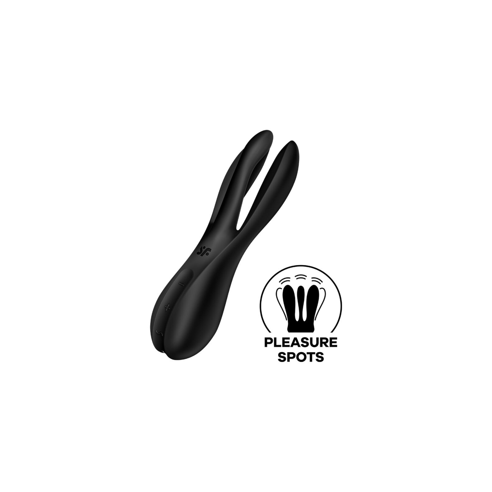 Buy Satisfyer Threesome 2 Vibrator Black