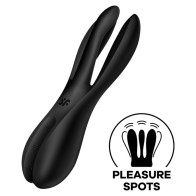 Buy Satisfyer Threesome 2 Vibrator Black