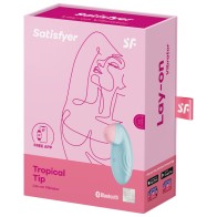 Satisfyer Tropical Tip Lay-on Vibrator with Clitoral Suction