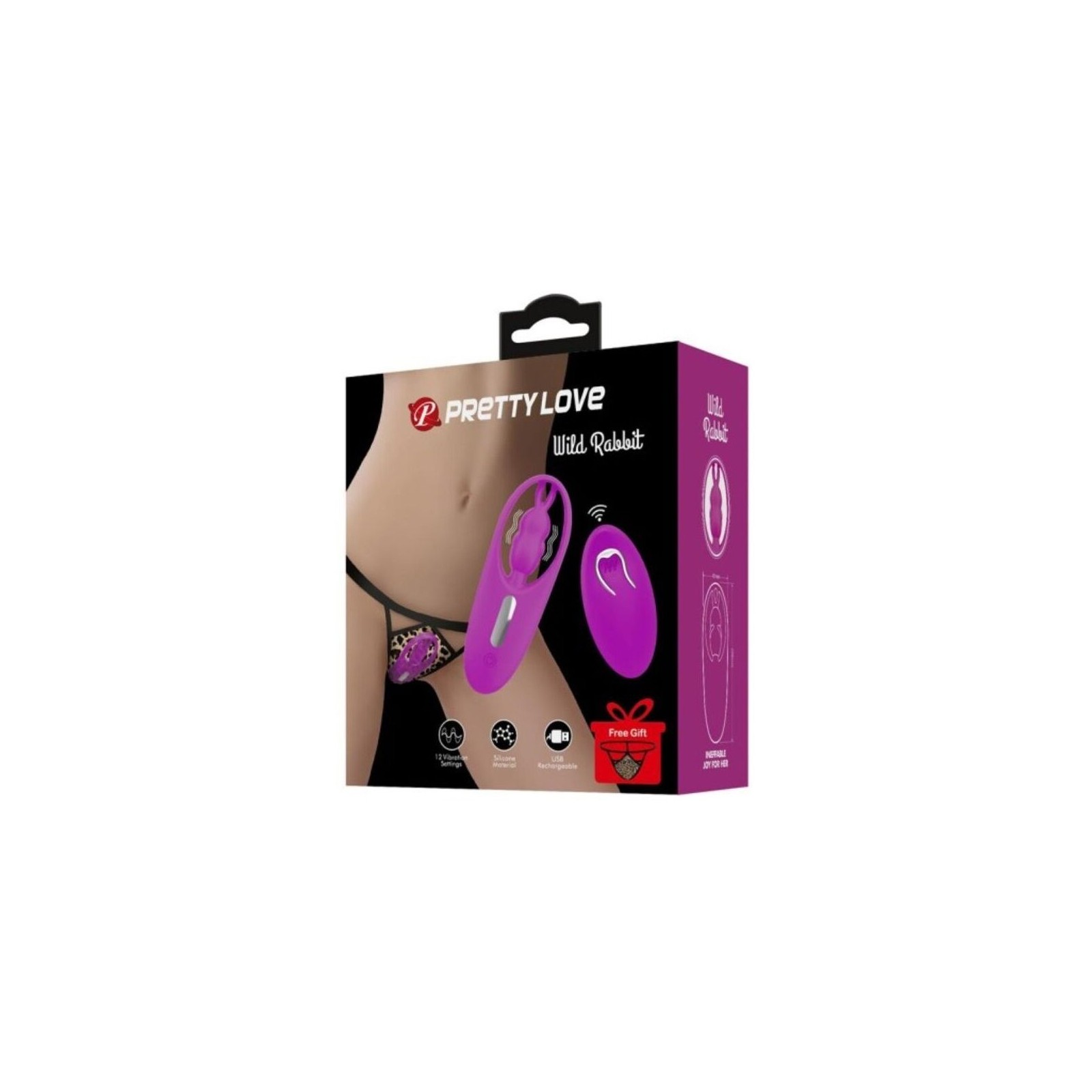 Pretty Love Wild Rabbit Panty Stimulator with Remote