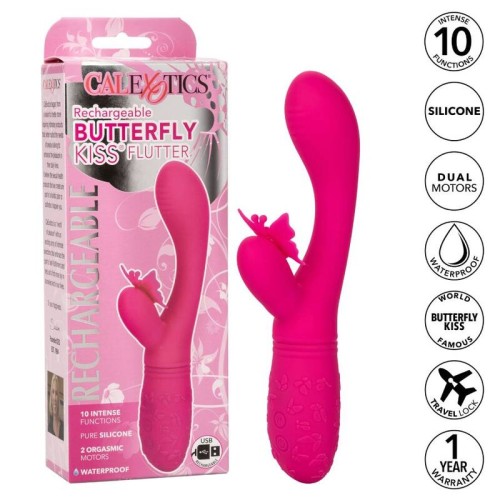 Masajeador Butterfly Kiss Recargable Para Parejas