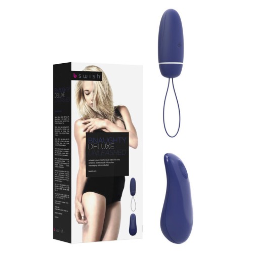 Bnaughty Deluxe Unleashed Midnight Blue - Wireless Bullets for Pleasure