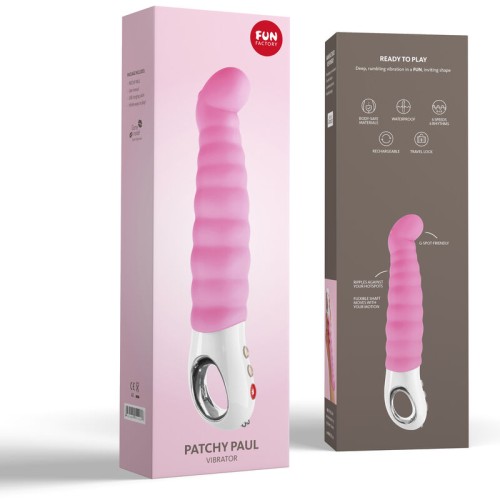 Patchy Paul Candy Rose Vibrator with G-spot Stimulation