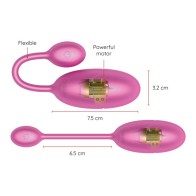 ONINDER™ TOKYO™ Flexible Vibrator Egg Pink - Free App Included