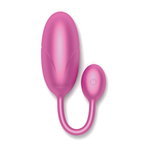 ONINDER™ TOKYO™ Huevo Vibrador Flexible Rosa - App Gratuita Incluida