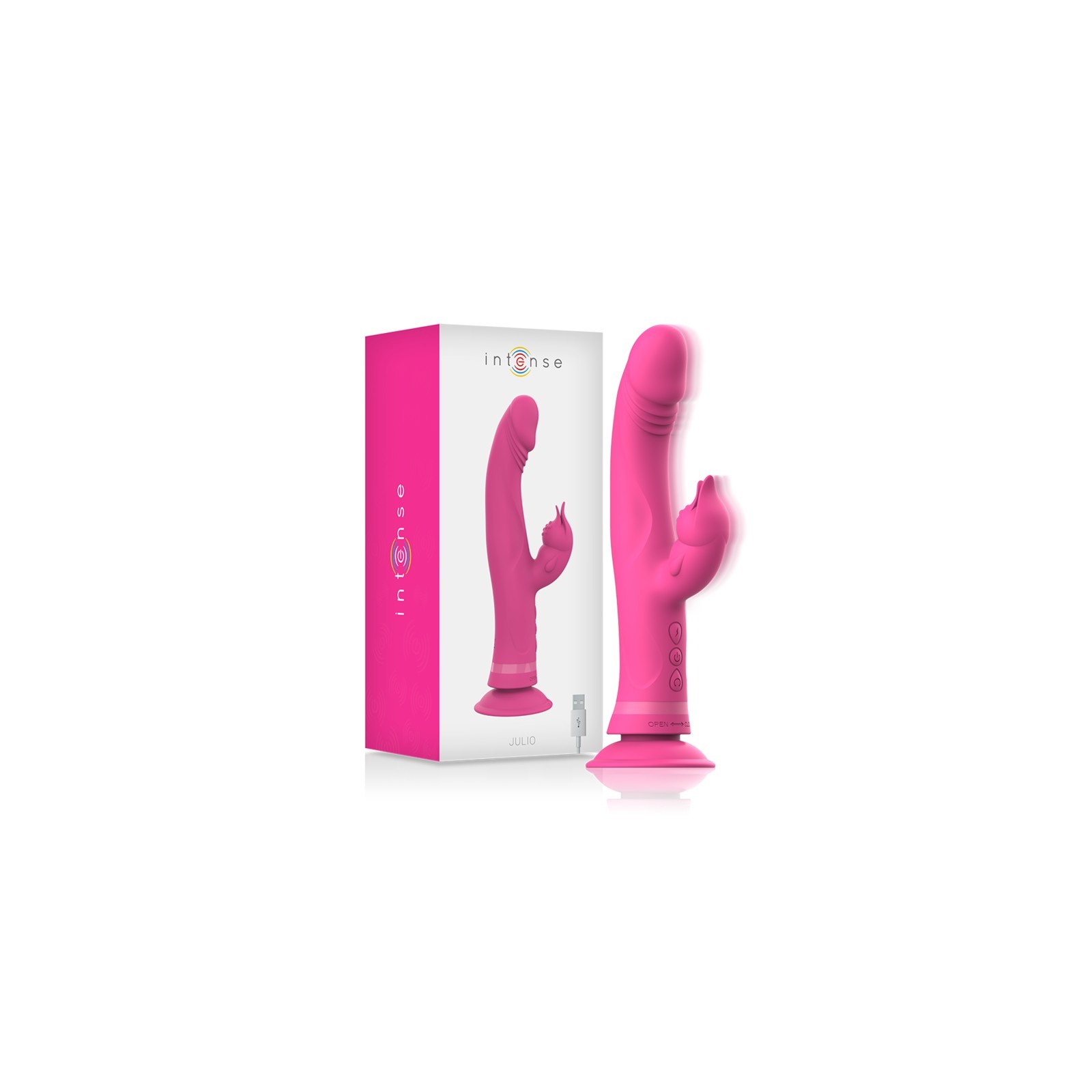 Intense Julio Pink Rabbit Vibrator