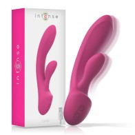 Intense Luigi Vibrador Conejito Silicona Líquida Rosa