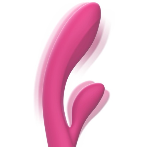 Intense Luigi Vibrador Conejito Silicona Líquida Rosa