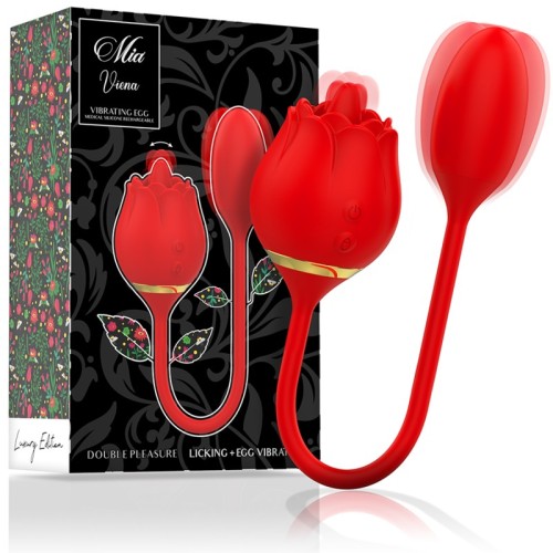 Viena Double Pleasure Licking + Vibrating Egg - Experience Ultimate Bliss