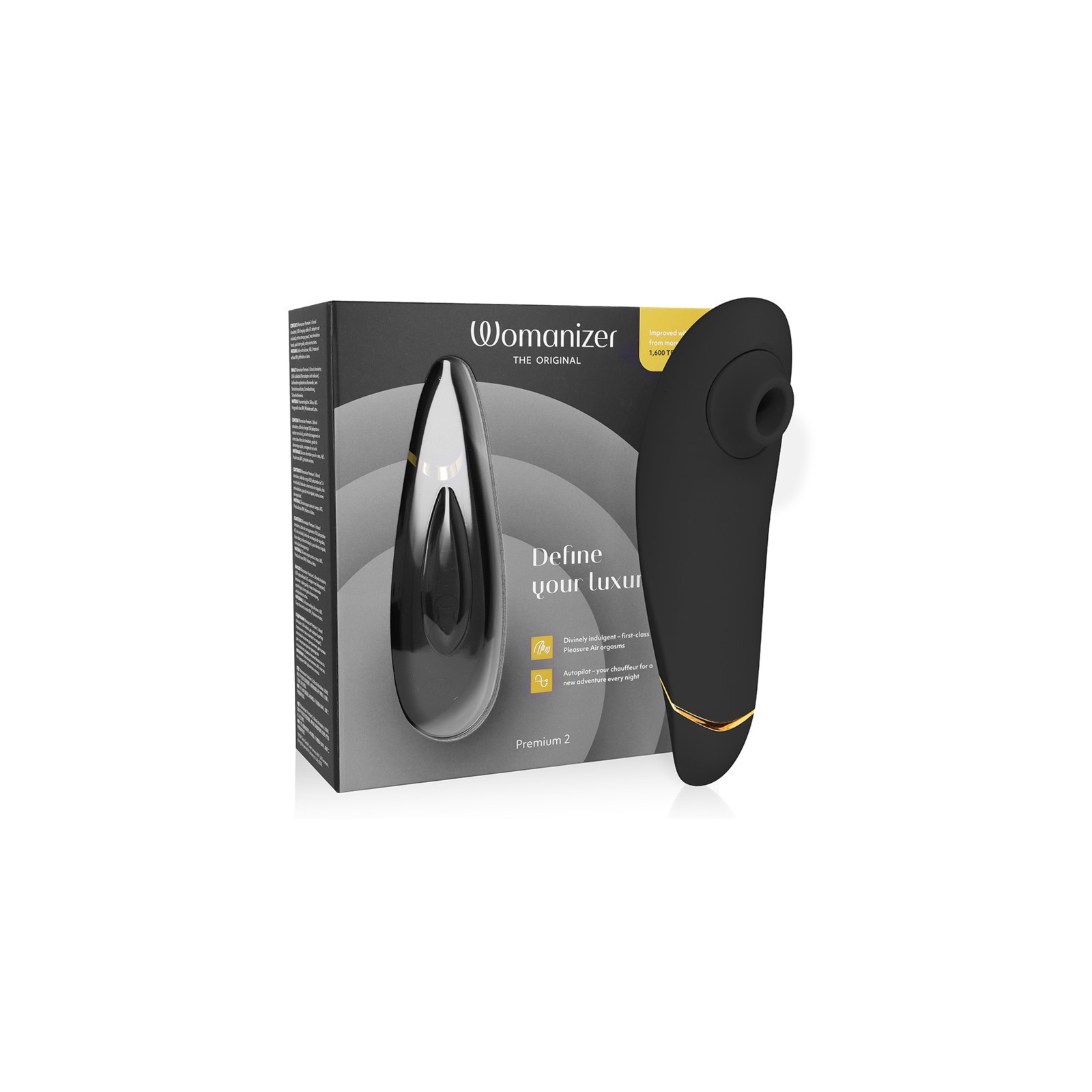 Womanizer Premium 2 Clitoral Stimulator for Unique Pleasure