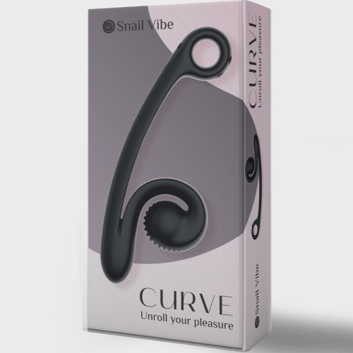 Vibrador Curve Negro para estimulación del punto G