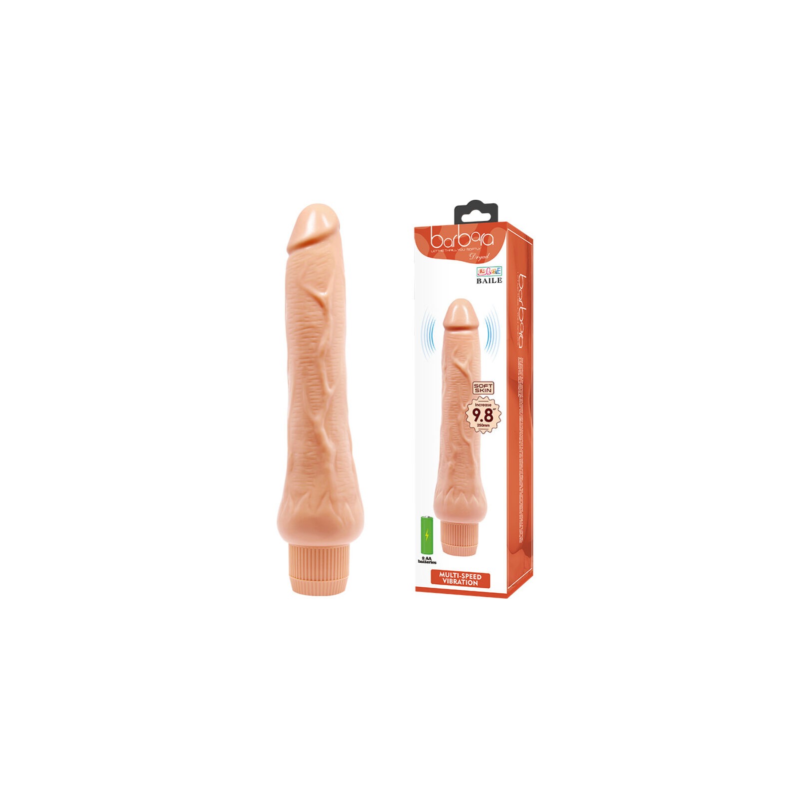 Baile Realistic Vibrator 25 cm for Enhanced Pleasure